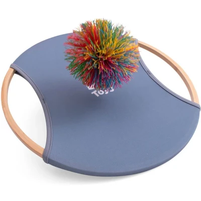 Afbeelding van BS Toys Stuiterrackets Houten Speelgoed van Bamboe Buitenspeelgoed Vangspel Spelletjes voor kinderen Buiten Buitenspel Spellen Tuin Strandspeelgoed Cadeau kind