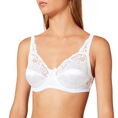 Afbeelding van Sassa Damesbeha, beugel met inzetstuk, wit (wit 00100), 95C