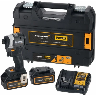 Afbeelding van DeWalt DCF85MP2T QW Mclaren Limited Edition Accu Slagschroevendraaier 18V XR Set