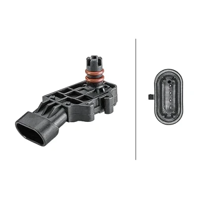Afbeelding van HELLA 6PP 358 152 121 Sensor, vuldruk 4 polig Geschroefd