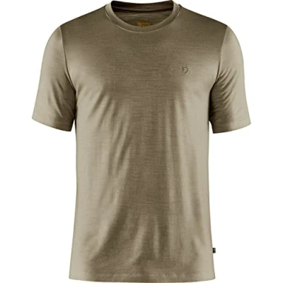 Afbeelding van Fjallraven Abisko Wool SS Men Outdoorblouse Heren Light Olive Maat XXL