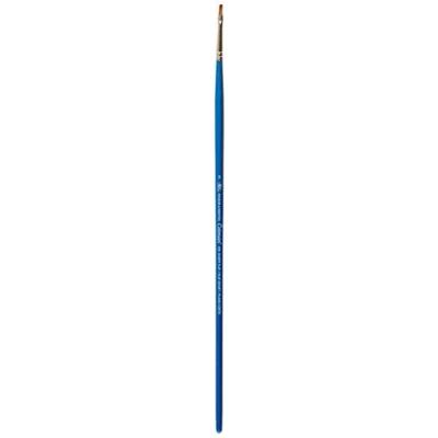 Afbeelding van Winsor &amp; Newton 5305003 Cotman aquarel penseel van syntetisch haar serie 555 plat penseel, lange steel met uitstekende veerkracht, verfafgifte en uiterste nauwkeurigheid Nr. 3 mm,
