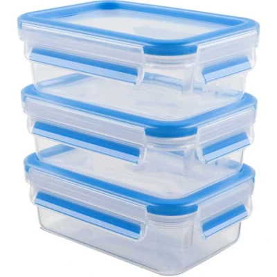 Afbeelding van CLIP &amp; CLOSE vershouddoos. set van 3 stuks. 3x0.55 L