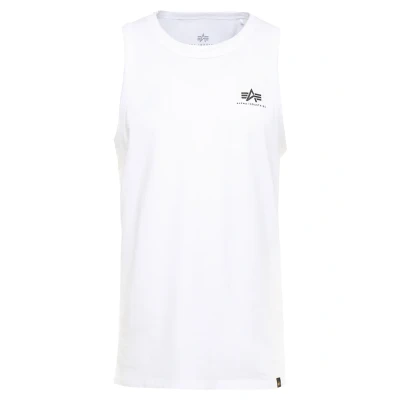 Afbeelding van Alpha Industries Small LOGO TANK Top, Heren, Maat: XL, Weiss