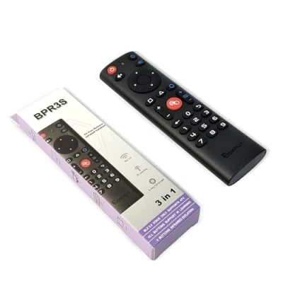 Afbeelding van BOXPUT BPR3S Air Mouse afstandsbediening, Bluetooth intelligente spraakafstandsbediening, uitgerust met 6 assige gyroscoop, ondersteunt TV4 knop infrarood isolatie, geschikt voor Android TV boxen of