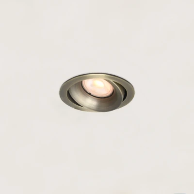 Afbeelding van Artdelight Ronde inbouwspot Alice antiek brons DL 911 AB