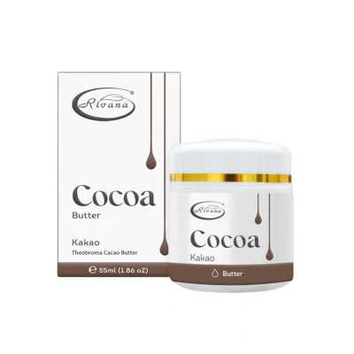 Afbeelding van Puur biologische cacao boter ongeraffineerd geparfumeerd gezicht en lichaam strakke huid 55ml