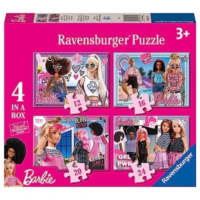 Afbeelding van Ravensburger puzzel Trolls 3, verzamelpuzzel 4 in een doos, 10, 12, 14, 16 delen, voor kinderen, aanbevolen leeftijd 3 + jaar