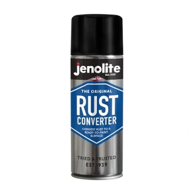 Afbeelding van JENOLITE Roestomvormer Spuitbus RUSTBEHANDELING Roest omzetten in gereed om te schilderen oppervlak Eenvoudig Op verroeste oppervlakken spuiten epoxy gebaseerde formule 400 ml