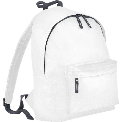 Afbeelding van Bagbase Mode Rugzak / (18 Liter) (Pakket van 2) (Wit/Grafiet)
