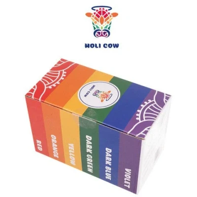 Afbeelding van Holi Cow Kleurrijk Poeder Set Van 6X100G