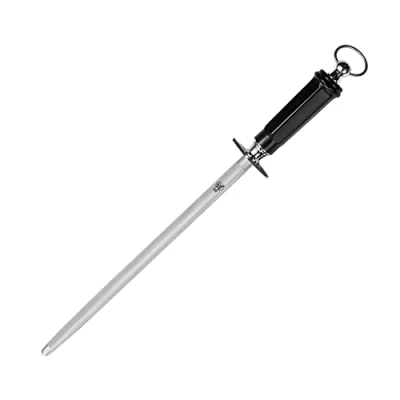 Afbeelding van MITSUMOTO SAKARI 40 cm Rond Slijpstaal, Messenslijper Professioneel, Japanse Koolstofstaal Met ABS Handvat En Magneet