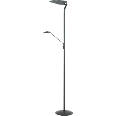 Afbeelding van Modern Functioneel Uplighter Leeslamp Zwart New Kopenhagen