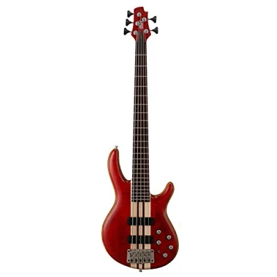 Afbeelding van Cort A4 Plus FMMH Open Pore Black Cherry elektrische basgitaar