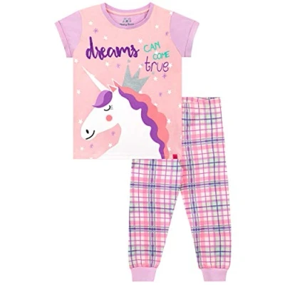 Afbeelding van Harry Bear Eenhoorn pyjama voor meisjes, roze, 11 12 jaar