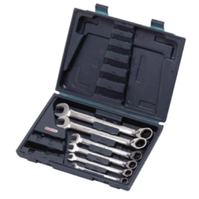Afbeelding van Steekringratelsleutelset KS Tools 503.4646 8 19mm 6 delig