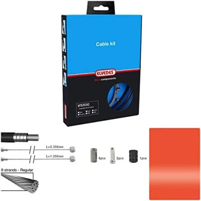 Afbeelding van Elvedes Remkabelkit ATB/race universeel oranje 2015014