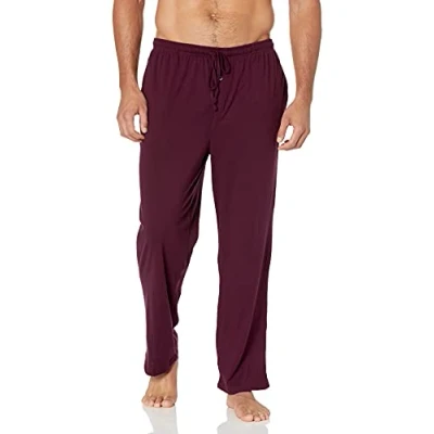 Afbeelding van Amazon Essentials Gebreide pyjamabroek voor heren, bordeaux, X Large