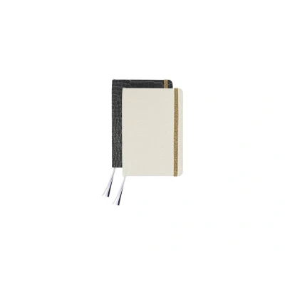 Afbeelding van Kangaro notitieboek Pure Croco A6 lijn 2 stuks zwart K PM610025SKZ