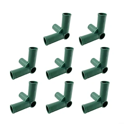 Afbeelding van HpLive 8 stuks verbindingsstukken voor kasframe, 4 weg broeikas, hoekverbindingen, 19 mm plastic hoekverbindingen tuinframes, tuinframe, rekken