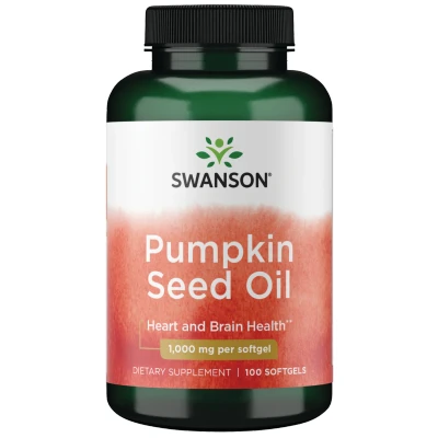 Afbeelding van Swanson Health Superfoods Pumpkin Seed Oil 1000mg 100 Softgels