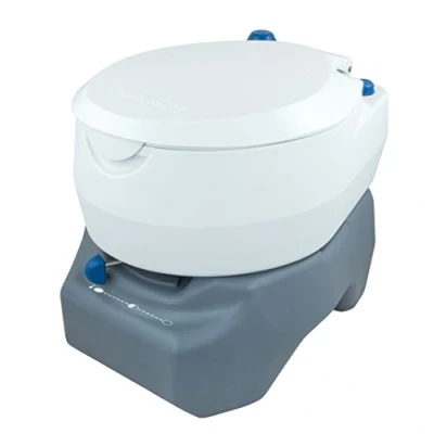Afbeelding van Campingaz Campingtoilet, chemisch toilet met antimicrobiële wc bril en kom voor meer hygiëne, tuintoilet 20 liter afvalwatertank, XL