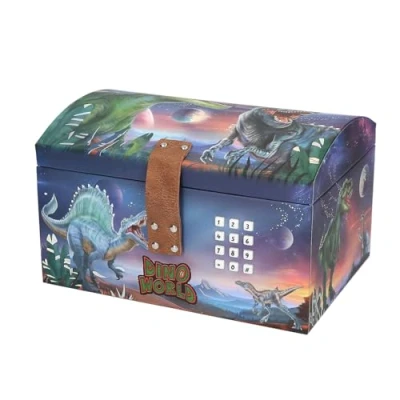 Afbeelding van Depesche Dino World Schatkist met geheime code