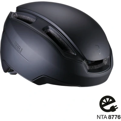 Afbeelding van BBB Cycling Indra Fietshelm BHE 56 Speed Pedelec, E bike &amp; Snorfiets NTA 8776 Mat Zwart Maat L