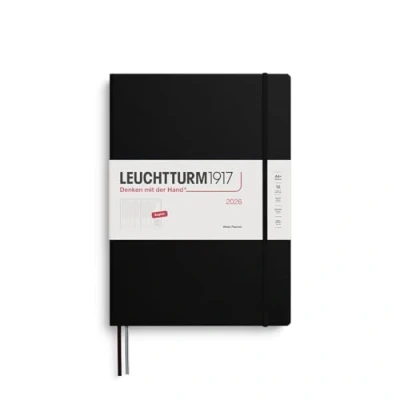 Afbeelding van LEUCHTTURM1917 372572 Weekplanner Composition (B5) 2026, 12 maanden, zwart, Duits
