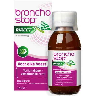 Afbeelding van Bronchostop Direct met Honing Hoestdrank 120ML