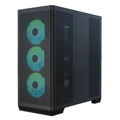 Afbeelding van APNX AeroCool Midi R BK V1 B/MicroATX/MiniITX (Mini ITX, ATX, mATX), PC behuizing, Zwart