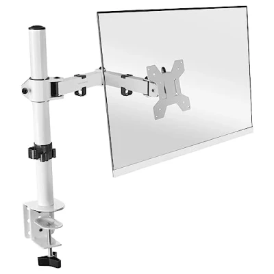 Afbeelding van Mars Gaming MARM1 Wit, Monitorarmsteun voor Schermen tot 32&quot;, Articulerend en in Hoogte Verstelbaar, Stevig Frame, VESA75 VESA100 Compatibel