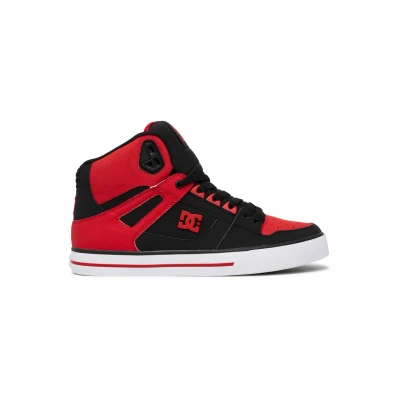 Afbeelding van DC Shoes PURE WC Skateschoenen, Maat: 46, Fiery red/white/black Leer