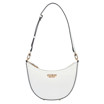 Afbeelding van Guess Fedana MINI TOP ZIP BAG Handtas, Dames, Maat: One Size, Off white