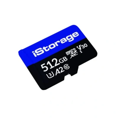 Afbeelding van iStorage MicroSD Card 512GB alleen te gebruiken met de datAshur SD flashdrive (module) IS FL DSD 256