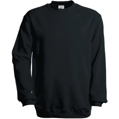 Afbeelding van B&amp;C Crew Neck Sweatshirt Set In CGSET Black XL