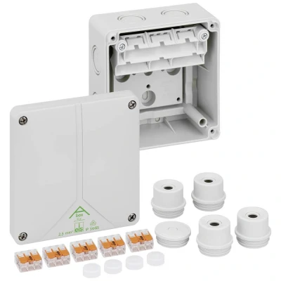 Afbeelding van Spelsberg Abox SL 2,5²/4² Verbindingsdoos (l x b h) 110 67 mm Grijs IP65 1 stuk(s)