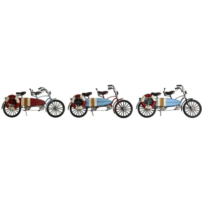 Afbeelding van Decoratieve figuren Home ESPRIT Blauw Rood Marineblauw 31 x 10 15 cm (3 Stuks)