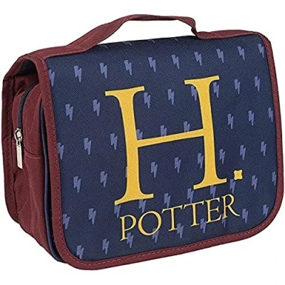 Afbeelding van toilettas van harry potter, Kleur: zwart/bruin,, único, casual