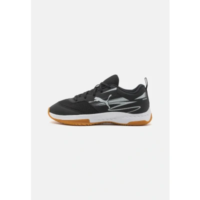 Afbeelding van Puma Varion II JR Unisex Handbalschoenen voor kinderen, Maat: 34, Black/cool light gray Kunststof/ textiel