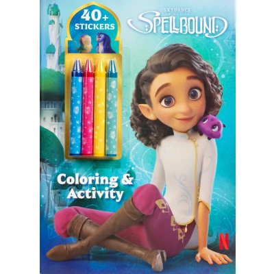 Afbeelding van Color &amp; Activity with Crayons Spellbound Coloring Book