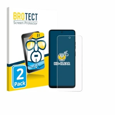 Afbeelding van BROTECT Screenprotector voor Motorola Moto G56 Folie Beschermfolie transparant (2 Stuks)