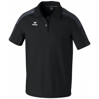 Afbeelding van Erima Heren EVO Star poloshirt (1112434), zwart/Slate Grey, 4XL