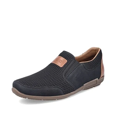 Afbeelding van Rieker Heren Loafers 09069, Slippers, Zwart Schwarz 00, 41.5 EU