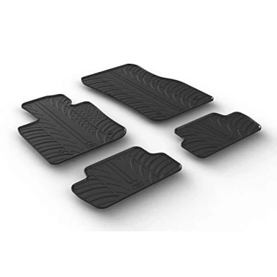 Afbeelding van Gledring Rubbermatten passend voor Mini F56 3 deurs 2014 (T profiel 4 delig + montageclips)