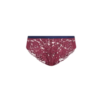 Afbeelding van Lascana LSCN BY Slip, Dames, Maat: 32/34, Deep berry