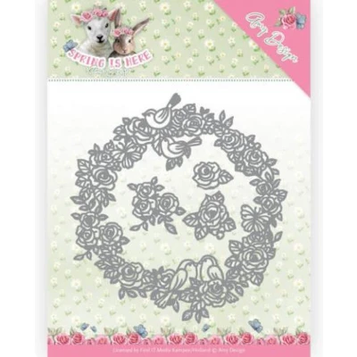 Afbeelding van Dies Amy Design Spring is Here Circle of Roses