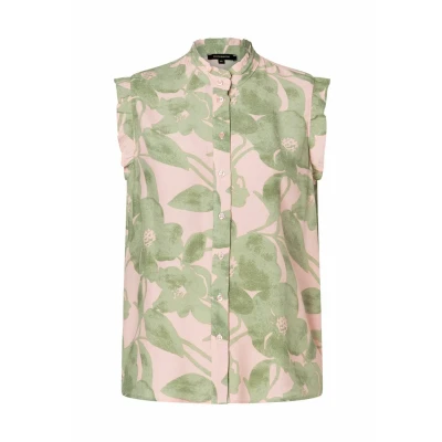 Afbeelding van More &amp; GEBLÃMT Overhemdblouse, Dames, Maat: 46, Mehrfarbig