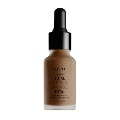 Afbeelding van NYX Professional Makeup Total Control Drop Foundation, nauwkeurige dosering, opbouwbare dekking, langdurig resultaat, veganistische formule, matte afwerking, kleur: cocoa