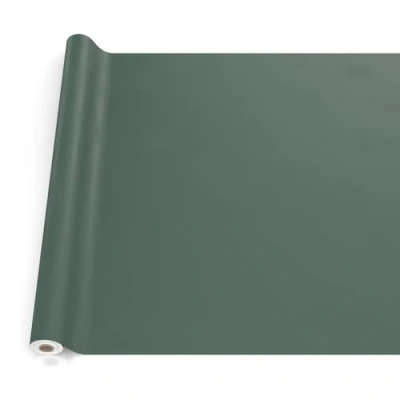 Afbeelding van ANRO Afwasbaar tafelzeil, tuintafelkleed, voor binnen en buiten, met snijrand, 200 x 140 cm, dennengroen